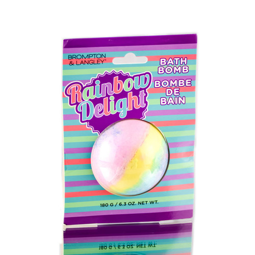 Upper Canada Soap Brompton & Langley Bath Bomb Rainbow Delight-image1
