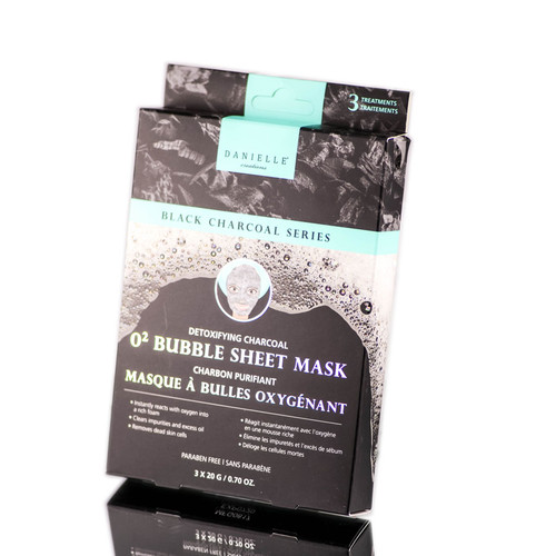Danielle Creations Detoxifying Charcoal O2 Bubble Sheet Mask-image1