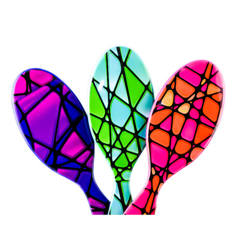 The Wet Brush Original Detangle Brush - Stain Glass-image1