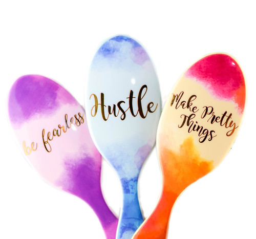 The Wet Brush Pro Watercolor Quote Detangle Brush-image1
