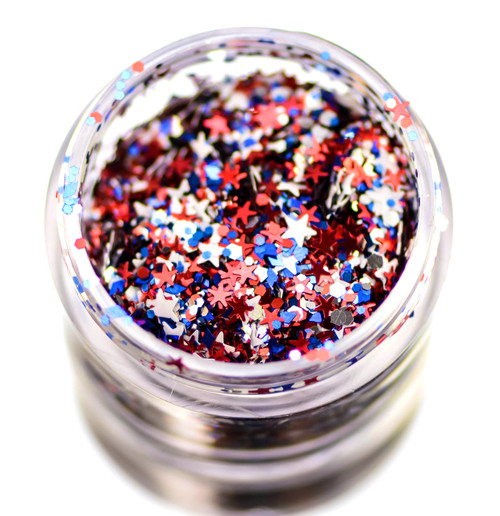 Stinaface Custom Chunky Glitter - Star Spangled