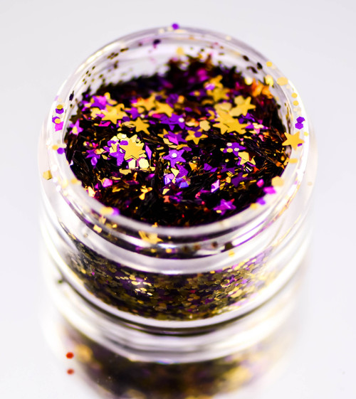 Stinaface Custom Chunky Glitter - Purple & Gold-image1