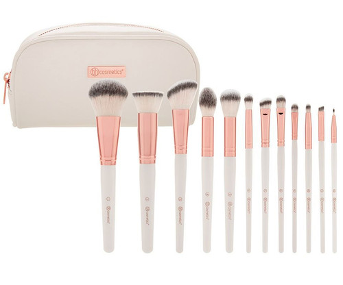 BH Cosmetics Rose Romance Brush Set