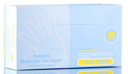 Tuff Grip Powdered Disposable Vinyl Gloves-image1