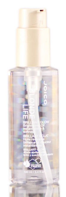 Joico Blonde Life BRILLIANT GLOW Brightening Oil for INSTANT SHINE & SOFTNESS