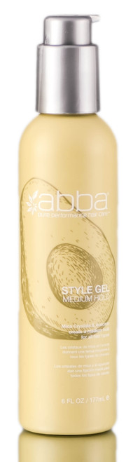 ABBA Style Gel, Medium Hold - Mica Crystals & Avocado for All Hair Types-image1