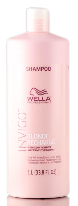 Wella Invigo Blonde Recharge COOL BLONDE Color Refreshing Shampoo-image1