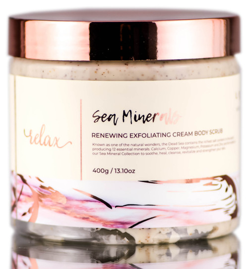 Manna Kadar Relax Sea Minerals Renewing Exfoliating Cream Body Scrub-image1