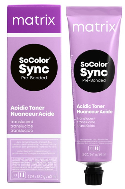 Matrix SoColor Color Sync Pre-Bonded Sheer Acidic Toner - Hair Color Translucent