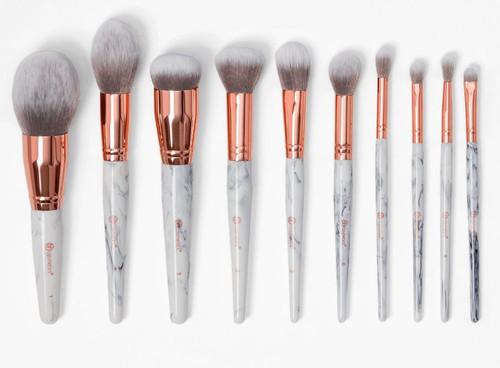 BH Cosmetics Marble Luxe 10 Piece Brush Set-image1