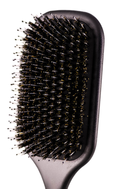 Denman Natural Porcupine Effect Paddle Brush-image1