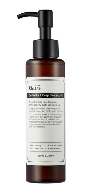 Dear, Klairs Gentle Black Deep Cleansing Oil