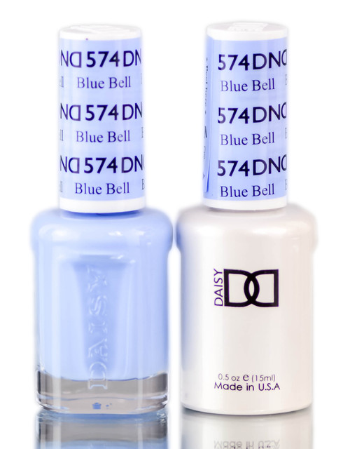 Daisy DND Blues & Greens Soak Off GEL POLISH DUO, All In One Gel Lacquer + Matching Nail Polish Color