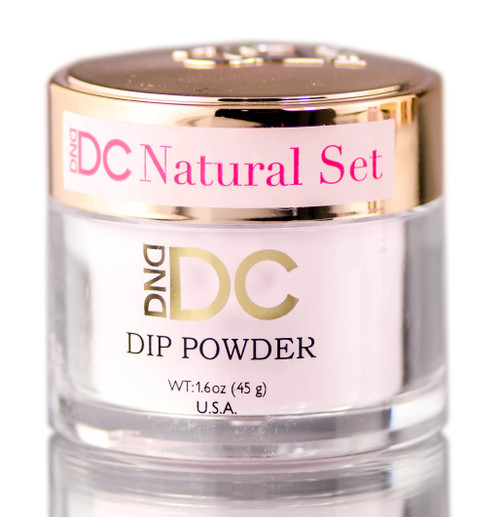 DND DC Pink & White CLEAR BASE Natural DIP POWDER for Nails-image1
