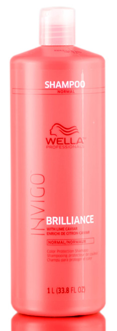 Wella Invigo Brilliance Color Protection Shampoo - NORMAL/FINE-image1