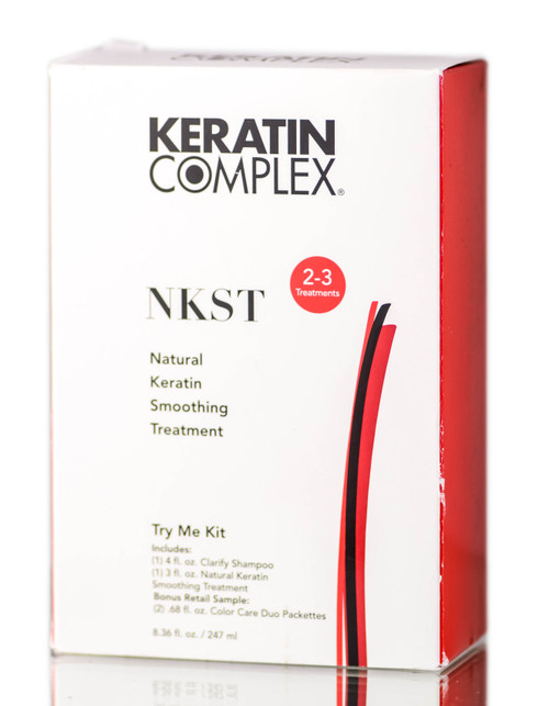Keratin Complex NKST Natural Keratin Smoothing Treatment Try Me Kit-image1