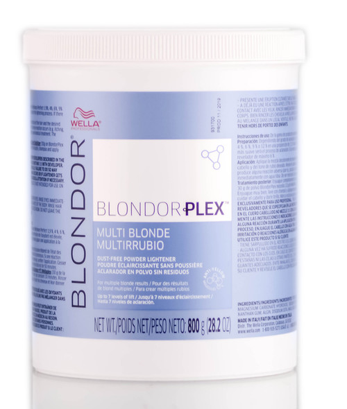 Wella Blondor Plex Multi-Blonde Dust-Free Powder Lightener 7 levels lift-image1