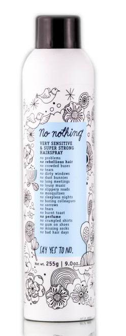 No Nothing Very Sensitive & Super Strong Hairspray