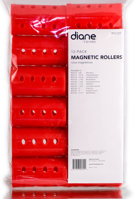 Diane Red Magnetic Rollers-image1