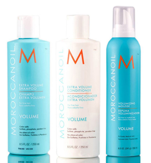 MoroccanOil Extra Volume Shampoo & Conditioner & Mousse-image1