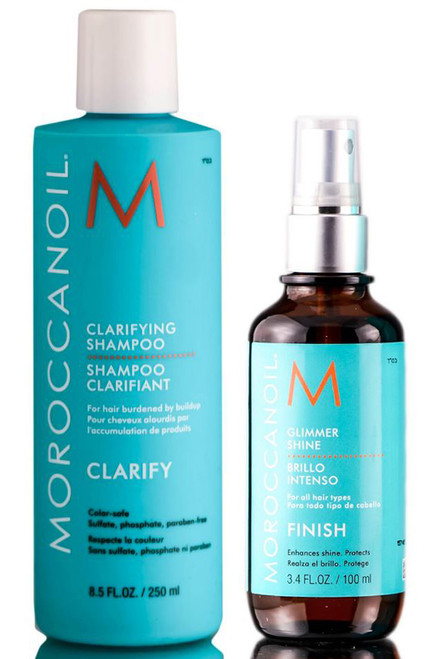 MoroccanOil Clarifying Shampoo & Glimmer Shine-image1
