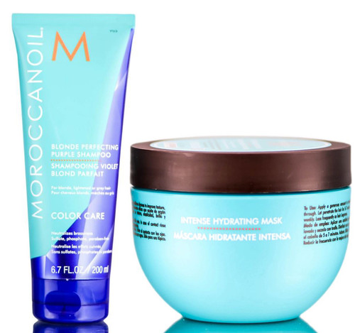 MoroccanOil Blonde Perfecting Shampoo & Hydrating Mask-image1