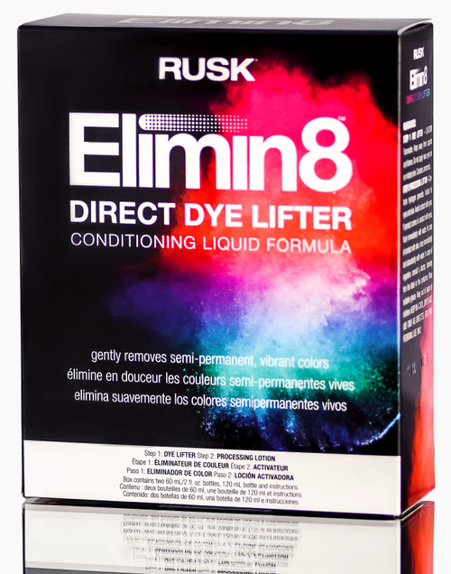 Rusk Elimin8 Direct Dye Lifter Conditioning Liquid Formula Kit-image1