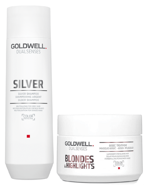 Goldwell Kit -Dualsenses Silver Shampoo & 60 Sec Treatment