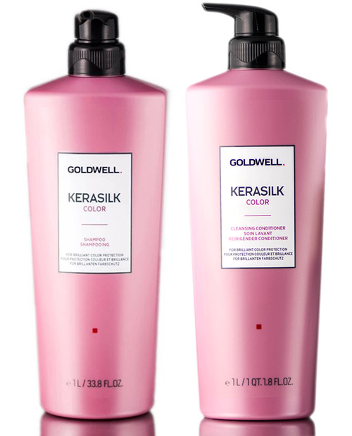 Goldwell Kerasilk Color Shampoo & Cleansing Conditioner