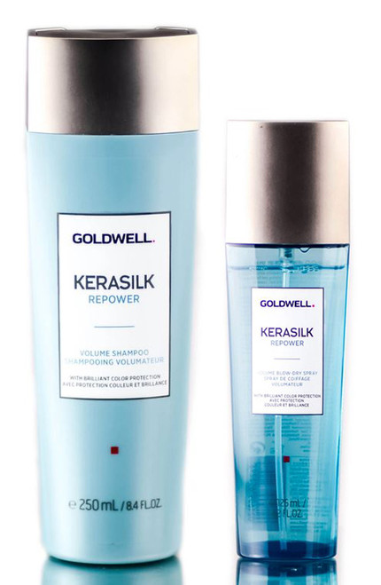 Goldwell Kerasilk Repower Volume Shampoo & Blow Dry Spray
