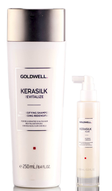 Goldwell Kerasilk Revitalize Redensifying Shampoo & Nourishing Serum-image1