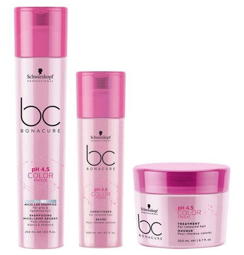 Schwarzkopf BC Bonacure Color Freeze Silver Shampoo, Conditioner & Treatment-image1