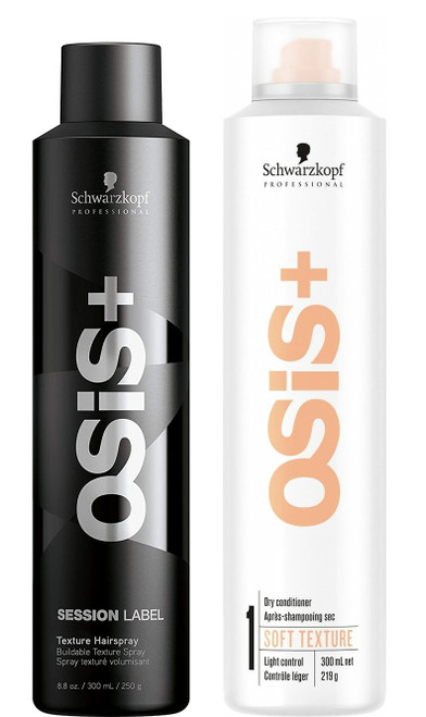 Schwarzkopf OSiS+ Session Label Texture Hairspray & Dry Conditioner-image1