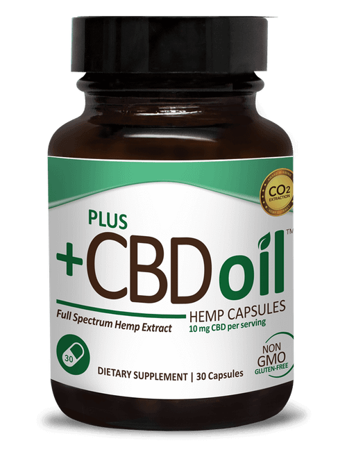 Plus +CBD Oil Hemp Capsules (10mg CBD)-image1