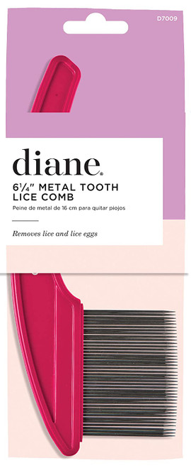 Diane 6 1/4" Metal Tooth Lice Comb-image1