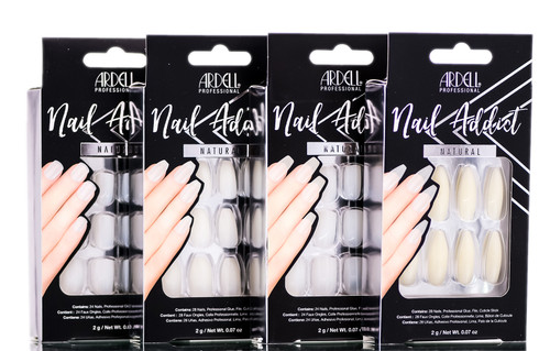 Ardell Nail Addict Natural Artificial Nail Set-image1