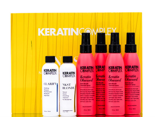 Keratin Complex NKSTB Natural Keratin Smoothing Treatment System For Blonde Hair-image1