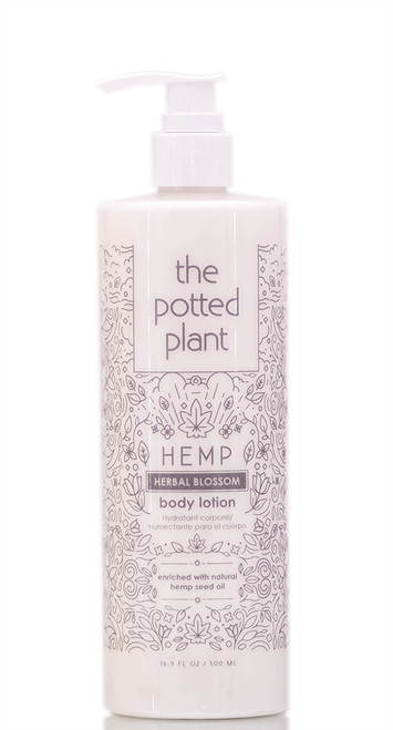 The Potted Plant Hemp Herbal Blossom Body Lotion