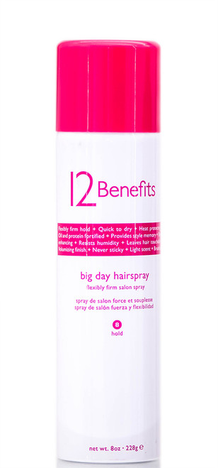 12 Benefits Big Day Hairspray