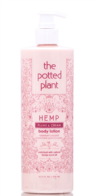 The Potted Plant Hemp Plums & Cream Body Lotion-image1