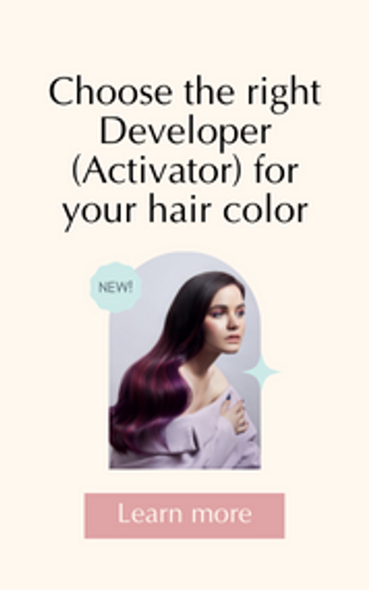 Choose the right Developer (Activator) for your hair color