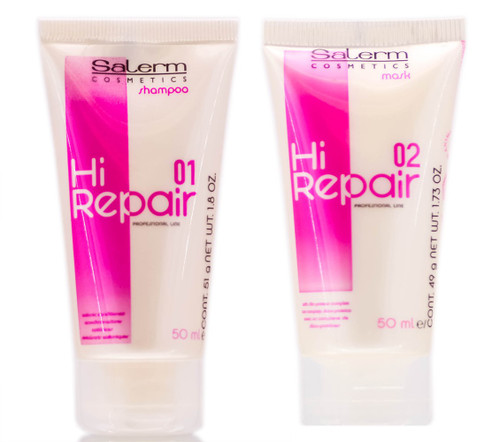 Salerm Hi Repair Shampoo & Hi Repair Mask-image1