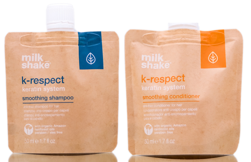 Milkshake K-Respect Keratin System Smoothing Shampoo & Conditioner-image1