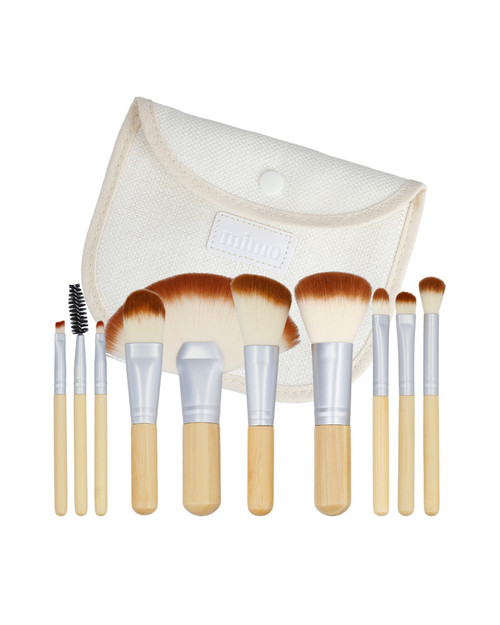 Tools For Beauty Mimo Bamboo Travel Size 10pc Set-image1
