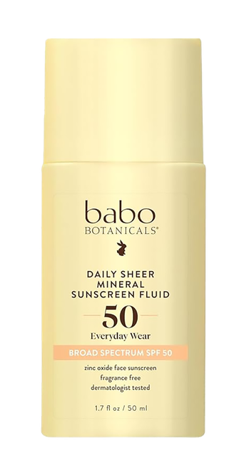 Babo Botanicals Daily Sheer Mineral Sunscreen Fluid SPF 50-image1
