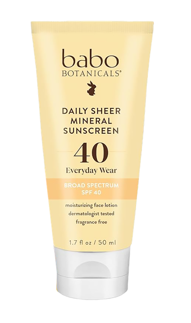 Babo Botanicals Daily Sheer Mineral Sunscreen Lotion SPF 40-image1
