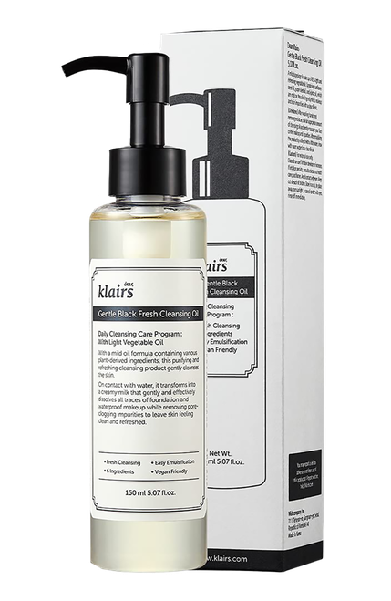 Dear, Klairs Gentle Black Fresh Cleansing Oil-image1