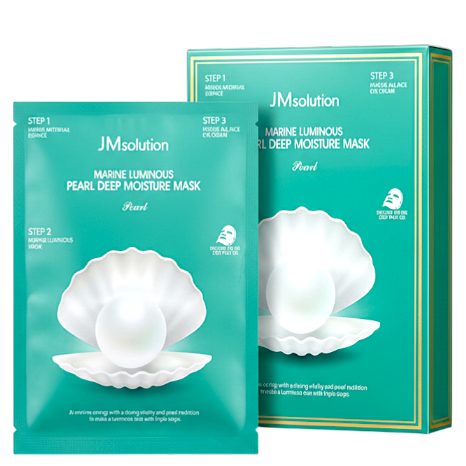 JMsolution Marine Luminous Pearl Deep Moisture 3 Step Skin Care Face Mask-image2