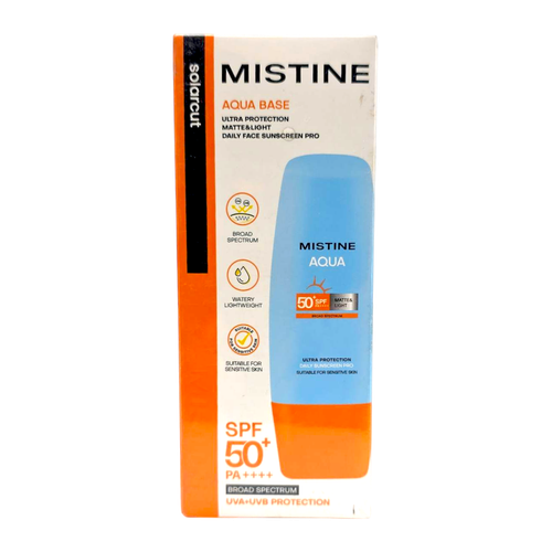 Mistine Aqua Base Ultra Protection Matte & Light Facial Sunscreen Pro SPF50+ PA++++-image1