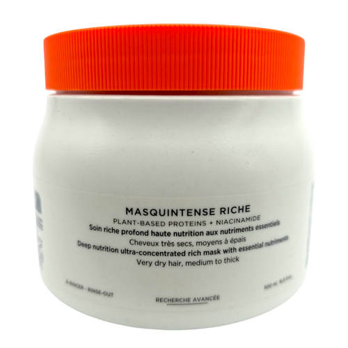 Kerastase Nutritive Masquintense Richie Deep Nutrition Ultra-Concentraded Rich Mask for Very Dry Hair/Medium to thick